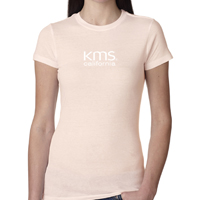 KMS Ladies Tee - Peach